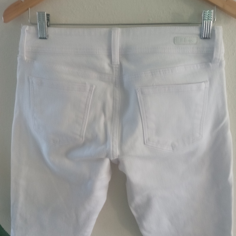 ❌❌SOLD❌❌ Kut From The Kloth Cuffed White Capri Jeans | 6 NWOT - Picture 6 of 10